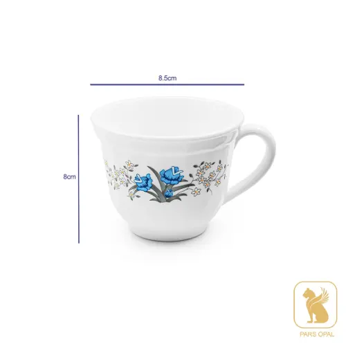 قیمت فنجان 270 پارس اپال طرح رمانتیک کد 120