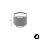 تصویر  قندان چینی زرین Zi فرم اس پاستل طوسی