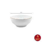 تصویر  پیاله رزگلد چینی زرین ایتالیا اف سایز 14