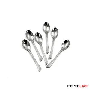 قاشق چایی خوری 6 عددی بست لایف مدل 330MS