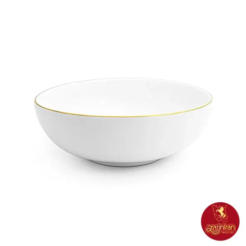 چینی زرین پیاله ایتالیا اف سایز 22 طرح سمن