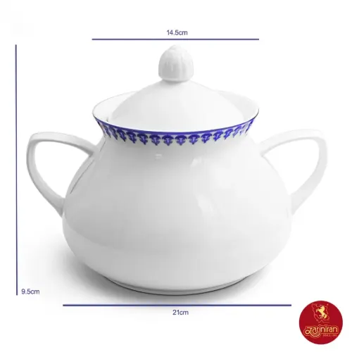 قیمت سوپ خوری چینی زرین شهرزاد طرح سمرقند