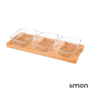 اردورخوری چوبی کوچک لیمون 3 خانه 2245