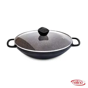 تابه چدن نالینو سایز 32 دودسته دربدار