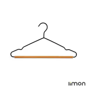 رخت آویز فلزی چوبی لیمون 2414 ست 3 عددی
