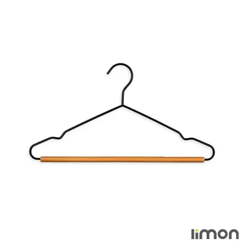 رخت آویز فلزی چوبی لیمون 2414 ست 3 عددی
