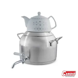 کتری و قوری کاندید 5.5 لیتری دانته دسته استیل