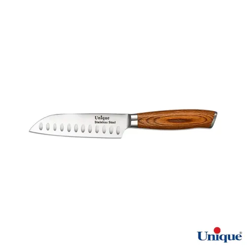 چاقو آشپزخانه یونیک 5 اینچ دسته چوبی UN-5550