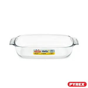 تابه پیرکس فرانسه مستطیل کوچک 20×30 کد 230