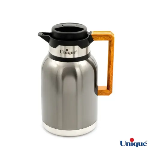 فلاسک UN-1860 دسته چوبی یونیک 2 لیتر بدون شیشه