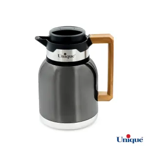 فلاسک UN-1858 دسته چوبی یونیک 1.5 لیتر بدون شیشه