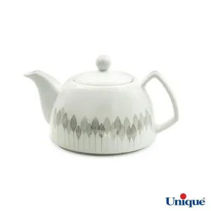 قوری چینی یونیک مدل برگ UN-7542