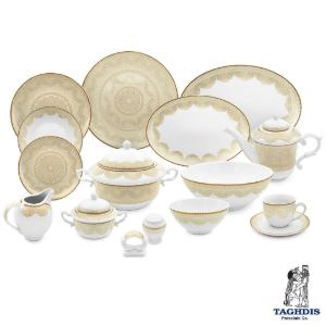 سرویس غذا خوری کابان چینی تقدیس 90 پارچه 12 نفره