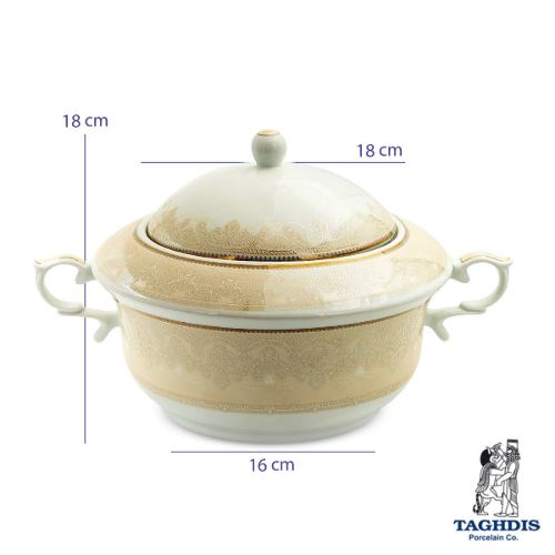 سرویس غذا خوری آناهید چینی تقدیس 90 پارچه 12 نفره