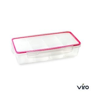 ظرف فریزری 4 خانه لاین ویرو ایزی لاک کد 242