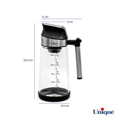 ابعاد روغن ریز UN-2044 یونیک 550 میلی لیتری