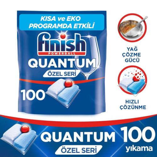 قرص ماشین ظرفشویی فینیش 100 عددی کوانتوم مدل Arada