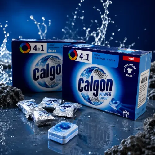 کیفیت قرص جرمگیر لباسشویی کالگون 15 عددی 4 در 1 Calgon