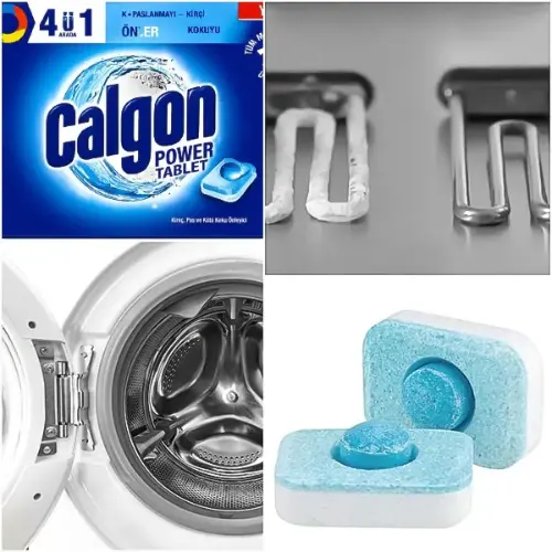 مشخصات قرص جرمگیر لباسشویی کالگون 15 عددی 4 در 1 Calgon