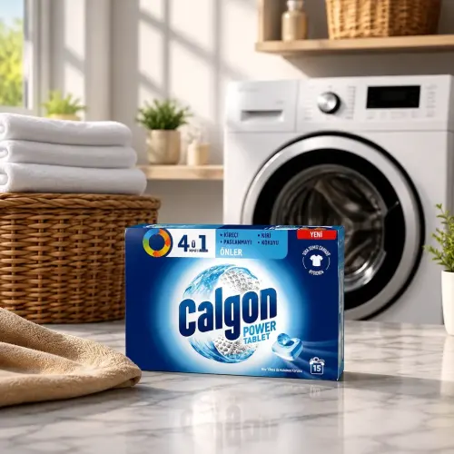 قرص جرمگیر لباسشویی کالگون 15 عددی 4 در 1 Calgon