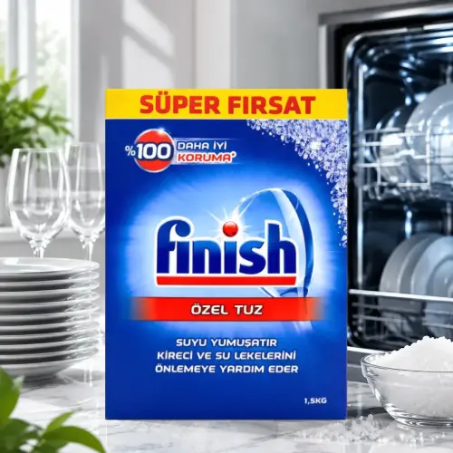 خرید نمک ظرفشویی فینیش 1.5کیلوگرم درجه دو