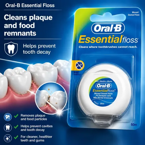 نخ دندان اورال بی 50متری مدل Oral-b Essential