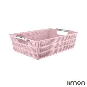 سبد طرح بامبو دسته استیل لیمون سایز 2 1384