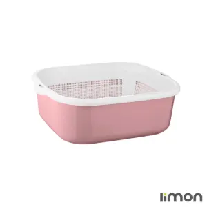 ست آبکش و لگن نسیم 3 لیمون 0203