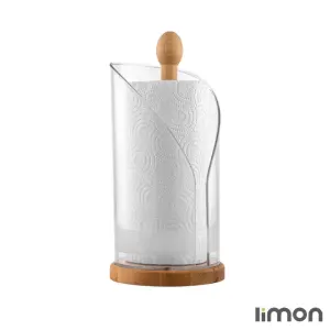جا دستمال رولی چوبی لیمون 2254