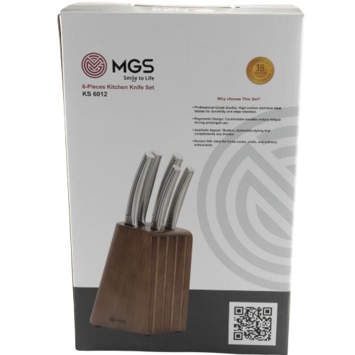 سرویس چاقو 6 پارچه کد KS-6012