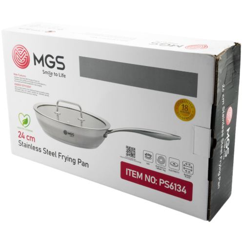 تابه تک دسته استیل سایز 24 کد PS6134
