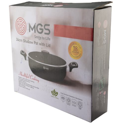 تابه گرانیت سایز 24 دو دسته مدل گارنت کد GR02
