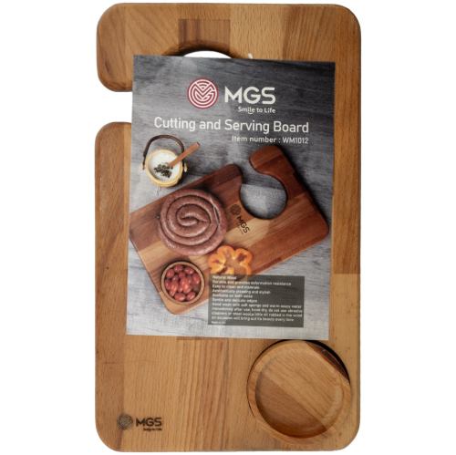 تخته گوشت چوبی پیاله‌ دار کد wm1012