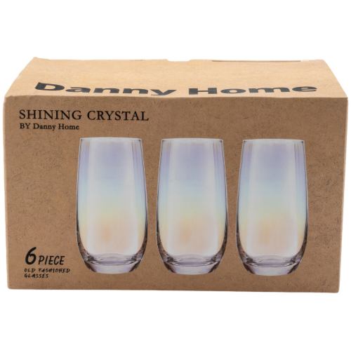 لیوان شیشه ای 6 عددی دنی هوم مدل CB13-07
