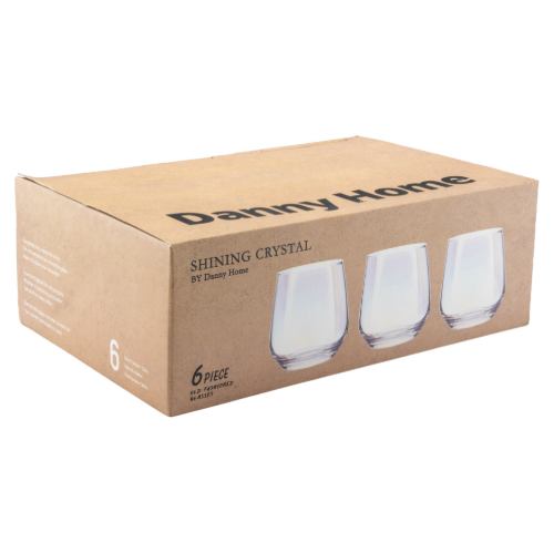 لیوان شیشه ای 6 عددی دنی هوم مدل CB13-12