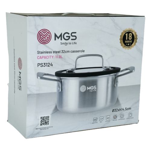 قابلمه سایز 32 استیل کف لیزری کد PS3124