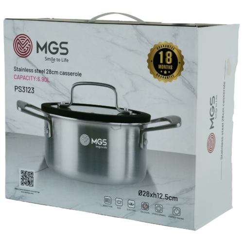 قابلمه سایز 28 استیل کف لیزری کد PS3123