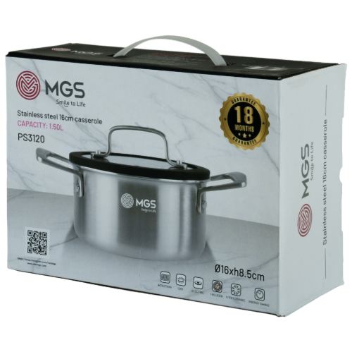 قابلمه سایز 16 استیل کف لیزری کد PS3120