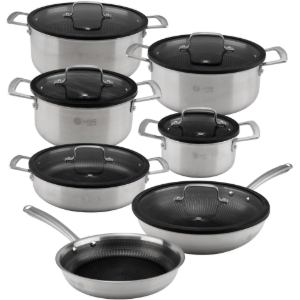سرویس قابلمه 13 پارچه استیل کف لیزری کد CWS3111