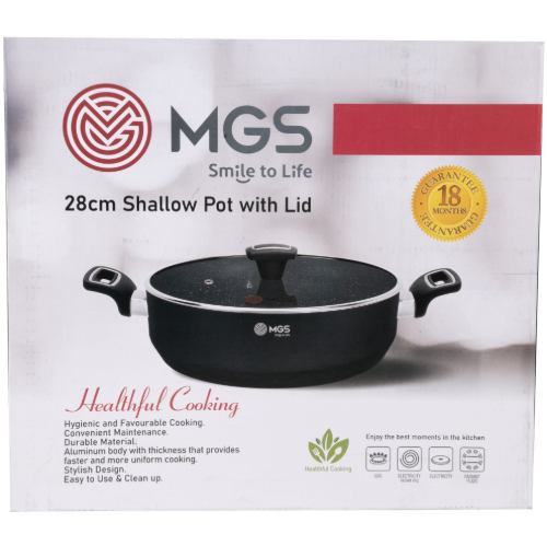 تابه گرانیت سایز 28 دو دسته مدل گارنت کد GR02