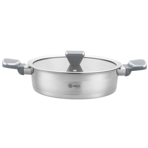 تابه سایز 24 دو دسته استیل کد ps5130