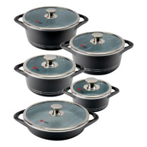 سرویس قابلمه 10 پارچه طرح ایتالیا B - روز مادر