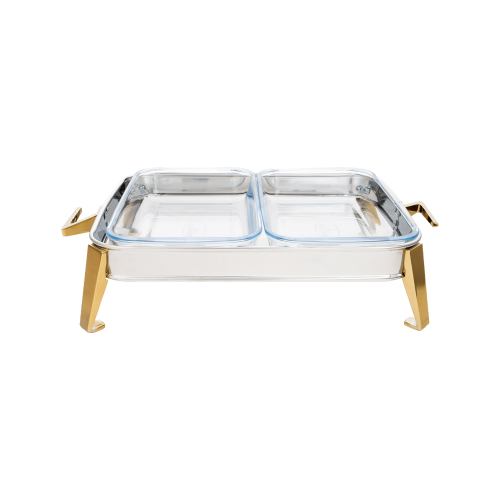 سوفله دوقلو مستطیل طلایی کد OW4104G
