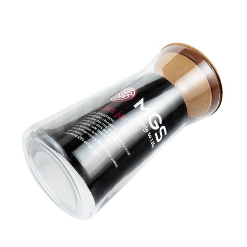 بانکه حبوبات درب چوبی کد B1200W
