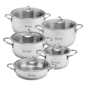 سرویس قابلمه 10 پارچه استیل CWS2110