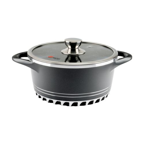 سرویس قابلمه 22 پارچه گرانیت طرح ایتالیا C درب تخت