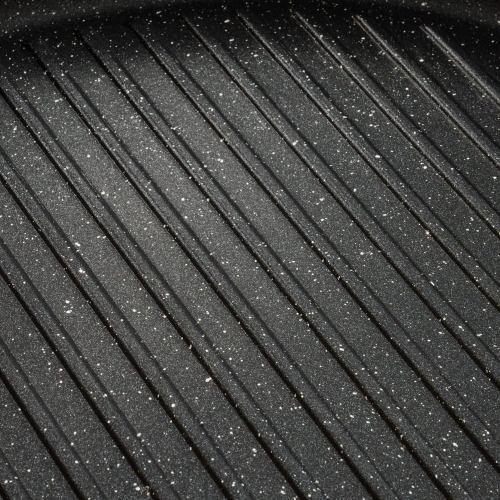 تابه مرغ پز دو دسته سایز 38 سه تیکه گرانیت طرح ایتالیا B