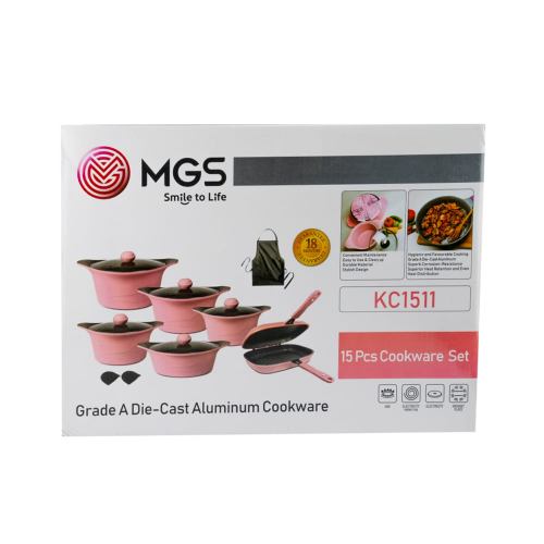 سرویس قابلمه 15 پارچه گرانیت طرح کره ای C