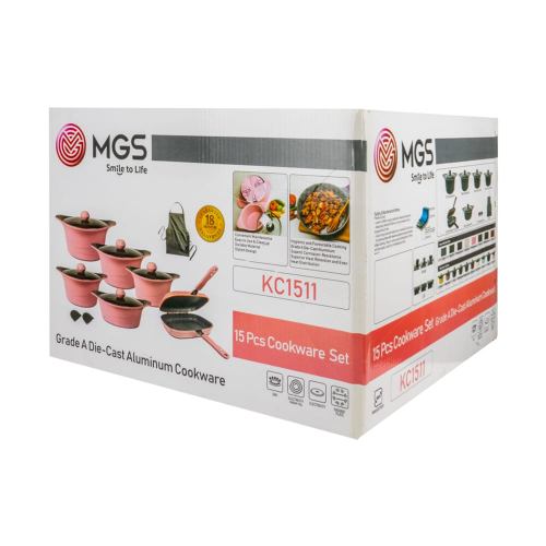 سرویس قابلمه 15 پارچه گرانیت طرح کره ای C