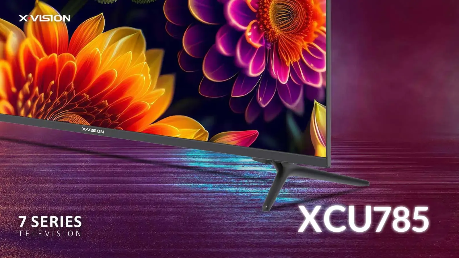 مشخصات تلویزیون 50 اینچ UHD 4K ایکس ویژن هوشمند سری 7 مدل XCU785